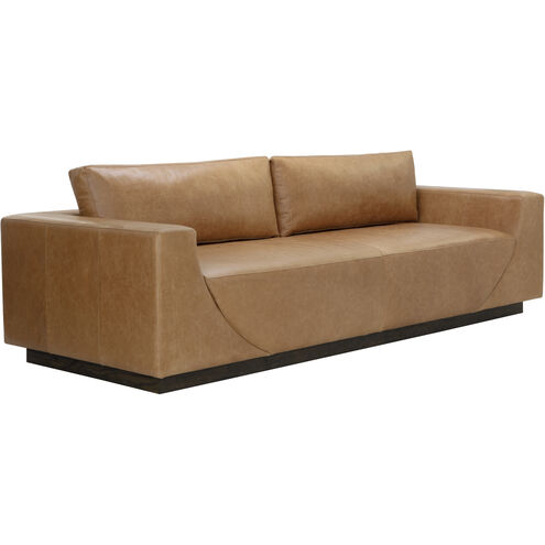 Anakin Dark Brown / Tuscany Cognac Leather Sofa